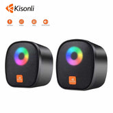 KISONLI X11 RGB GAMER PC MINI USB SPEAKER WITH 6W POWER